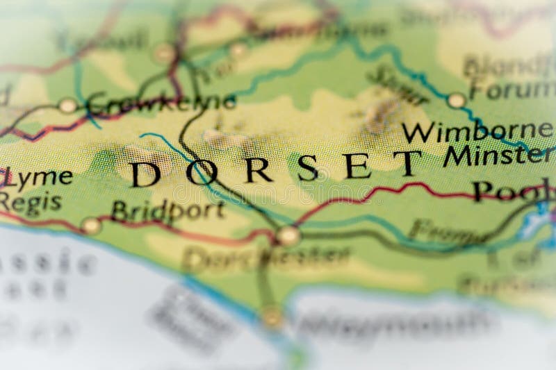 Map of Dorset showing towns served by Clear Dorset